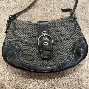 Coach Black Logo Purse